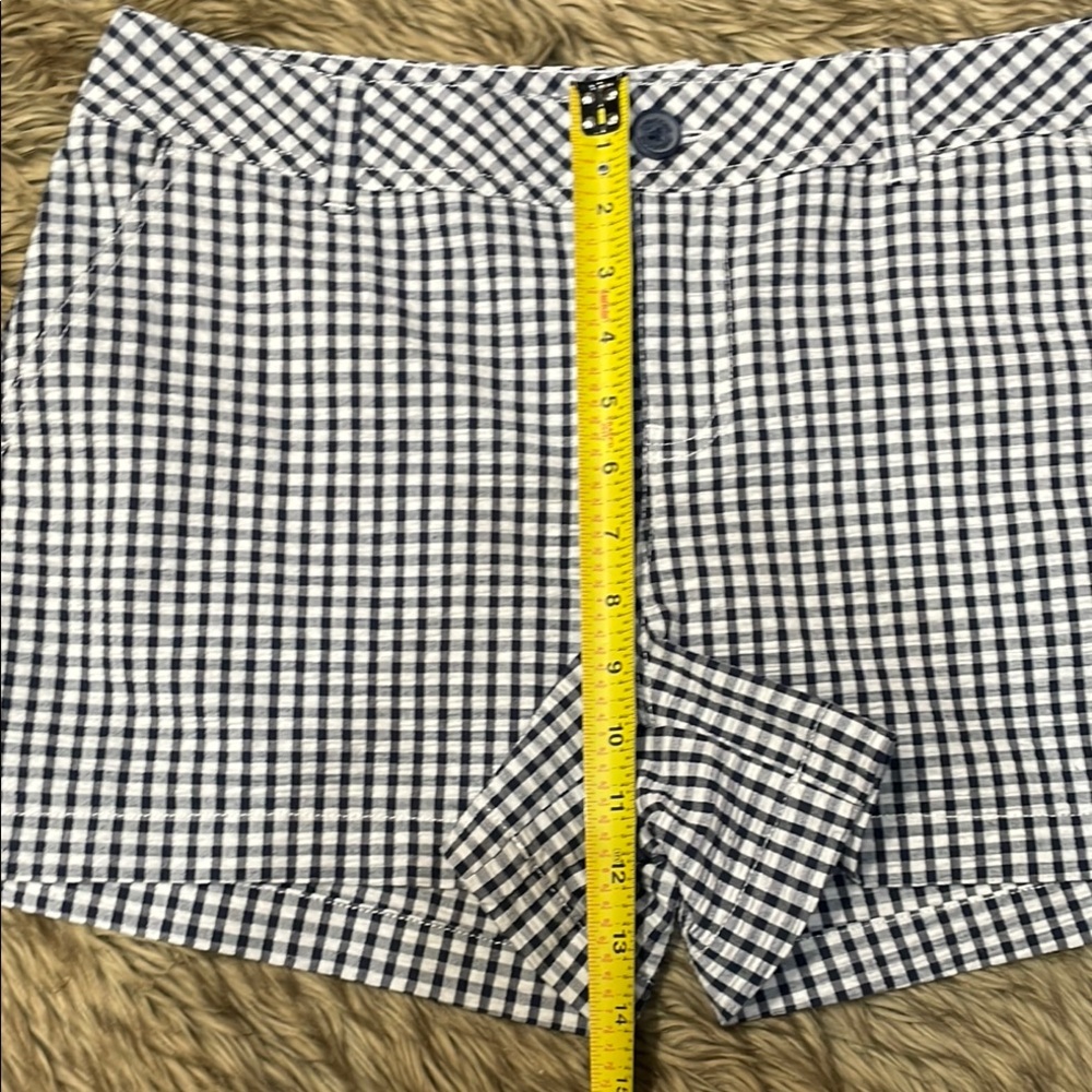 Maurices White and Blue Bermuda Shorts Lightweight Cotton - Picture 6 of 6